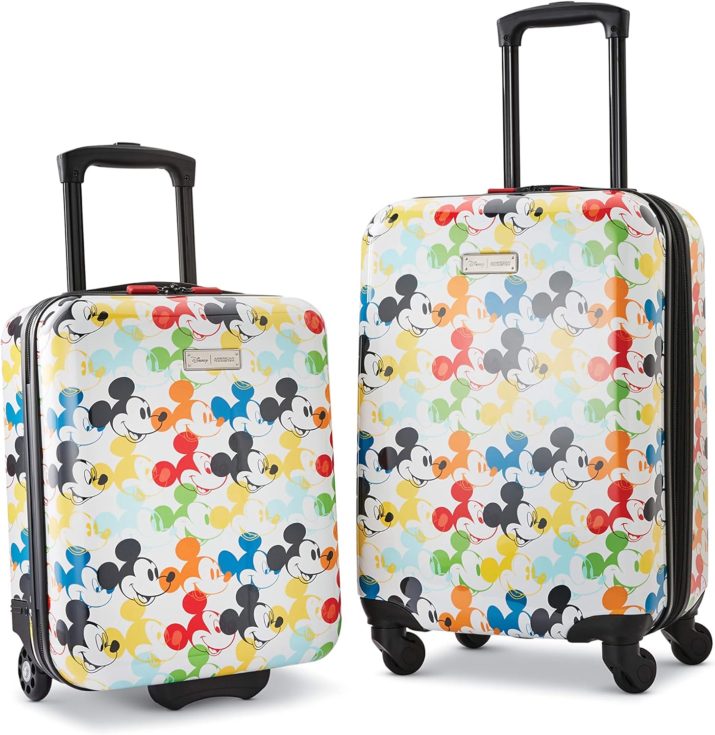 230527205736530_1 AMERICAN TOURISTER Disney Hardside Luggage with Spinner Wheels, Mickey Mouse 2, 2-Piece Set (18/21) - Image 1